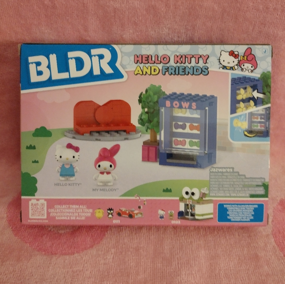 Hello Kitty & Friends BLDR Bow Dispensing Vending Machine Building Blocks Set - Picture 5 of 8